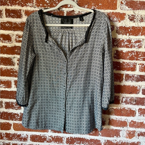 Maison Scotch & Soda Navy Blue cardigan, can be worn as a cardigan or top - Picture 10 of 11